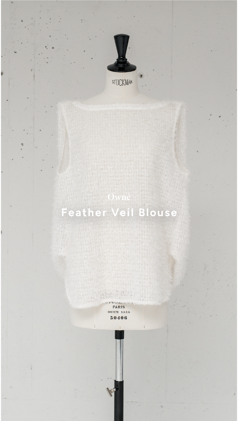 Feather Veil Blouse