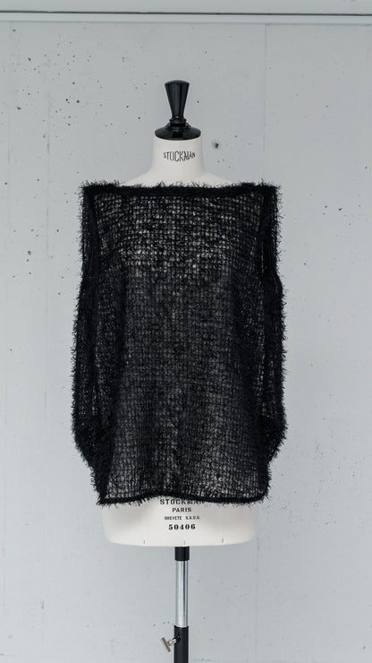 Feather Veil Blouse (3color)