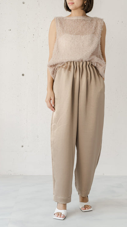 Arch Satin Easy Pants (3color)