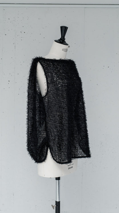 Feather Veil Blouse (3color)