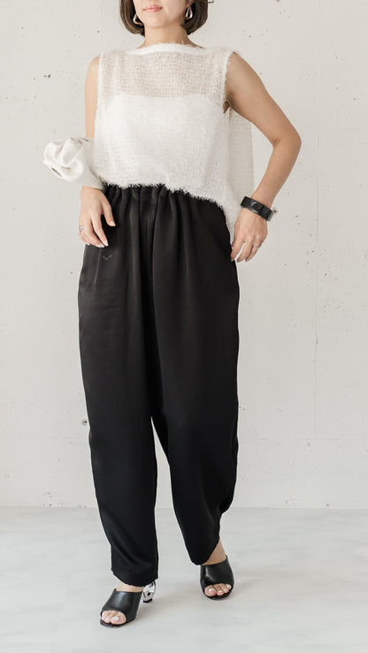 Feather Veil Blouse (3color)