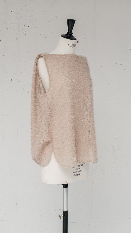 Feather Veil Blouse (3color)