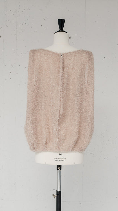 Feather Veil Blouse (3color)