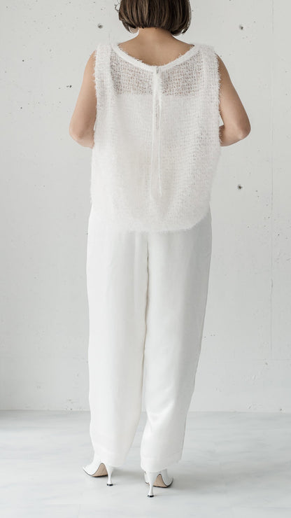 Feather Veil Blouse (3color)