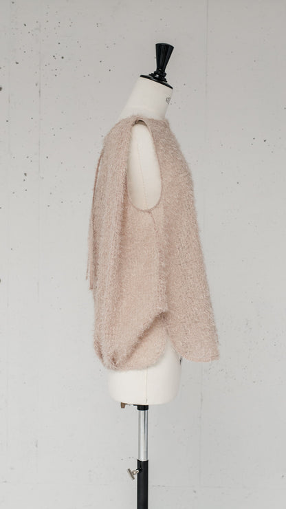 Feather Veil Blouse (3color)