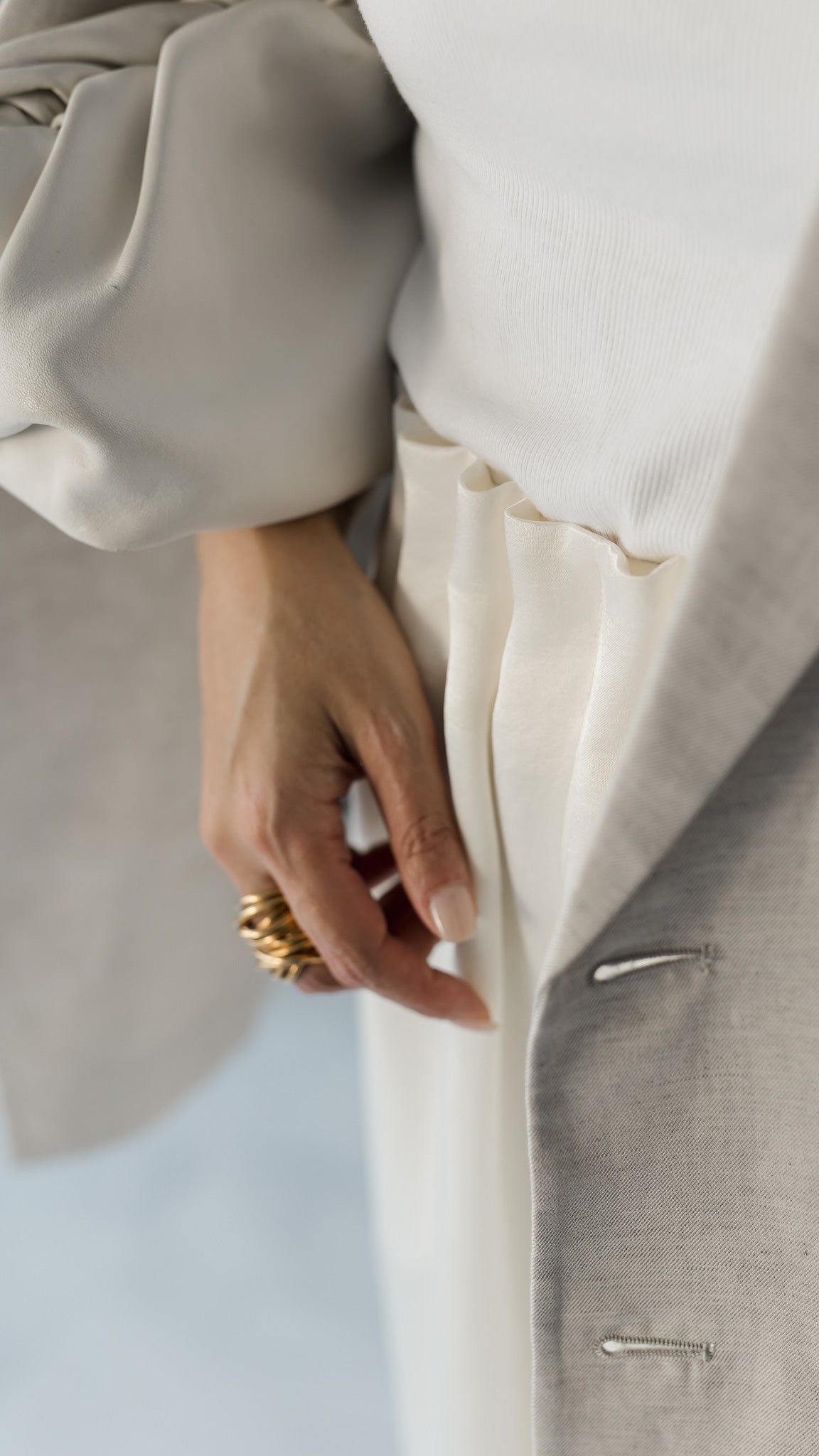 Arch Satin Easy Pants (3color)