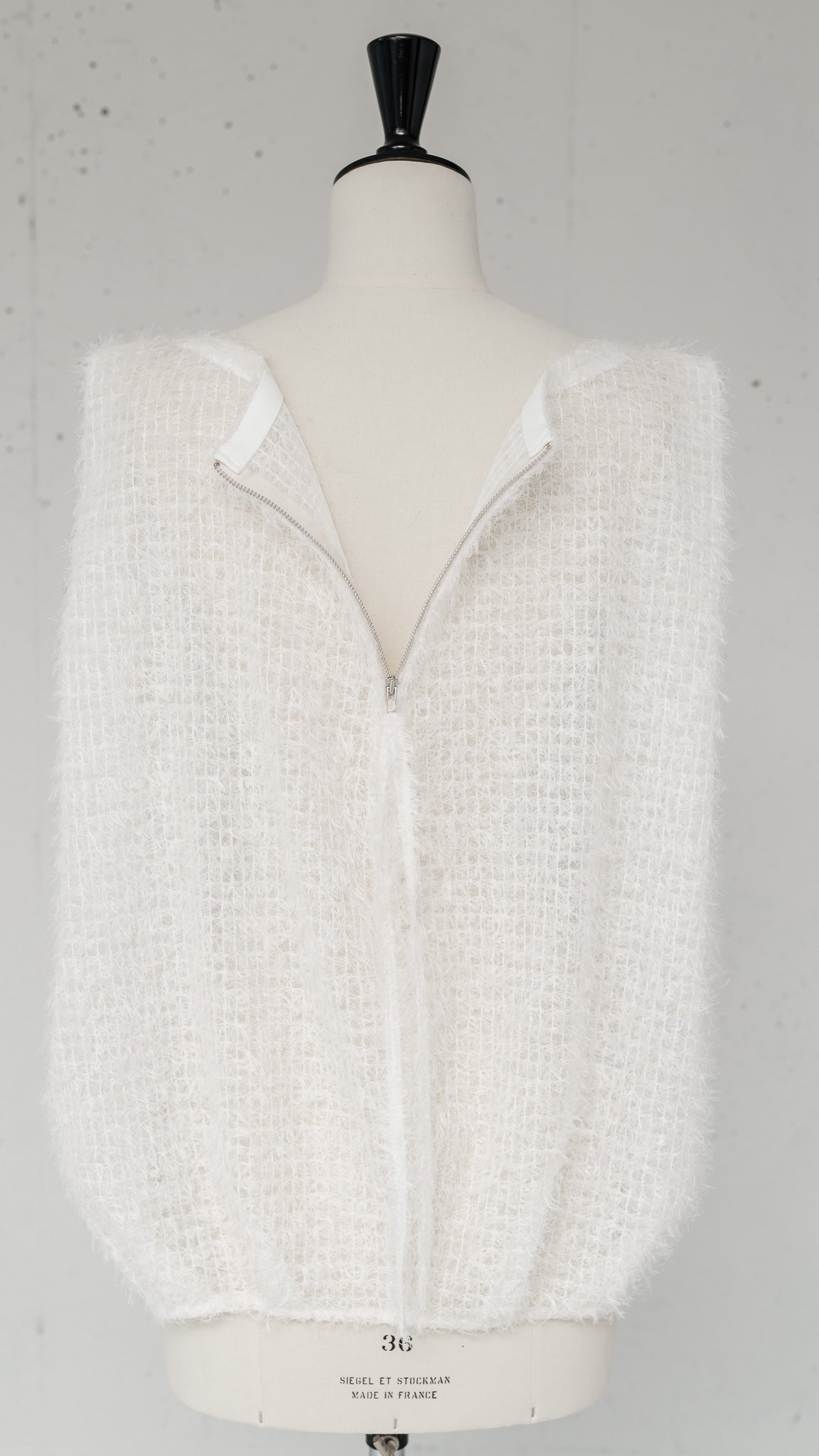 Feather Veil Blouse (3color)