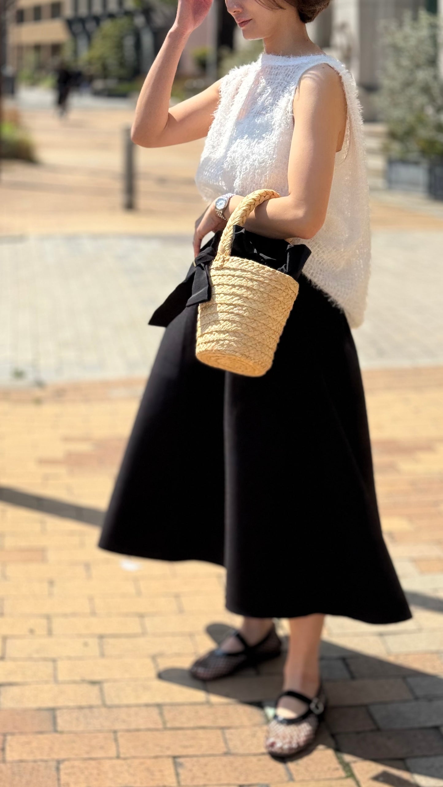 Feather Veil Blouse (3color)