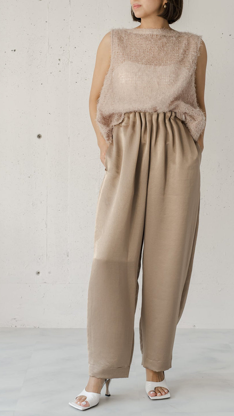 Feather Veil Blouse (3color)