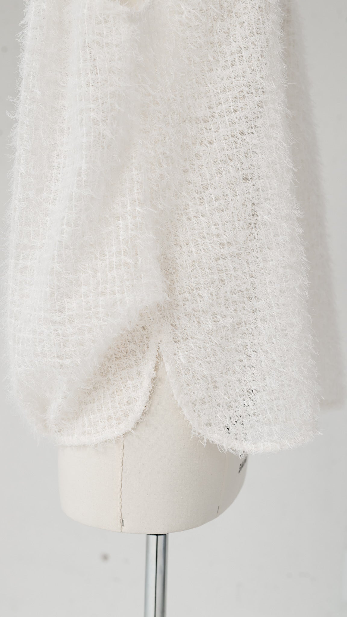 Feather Veil Blouse (3color)