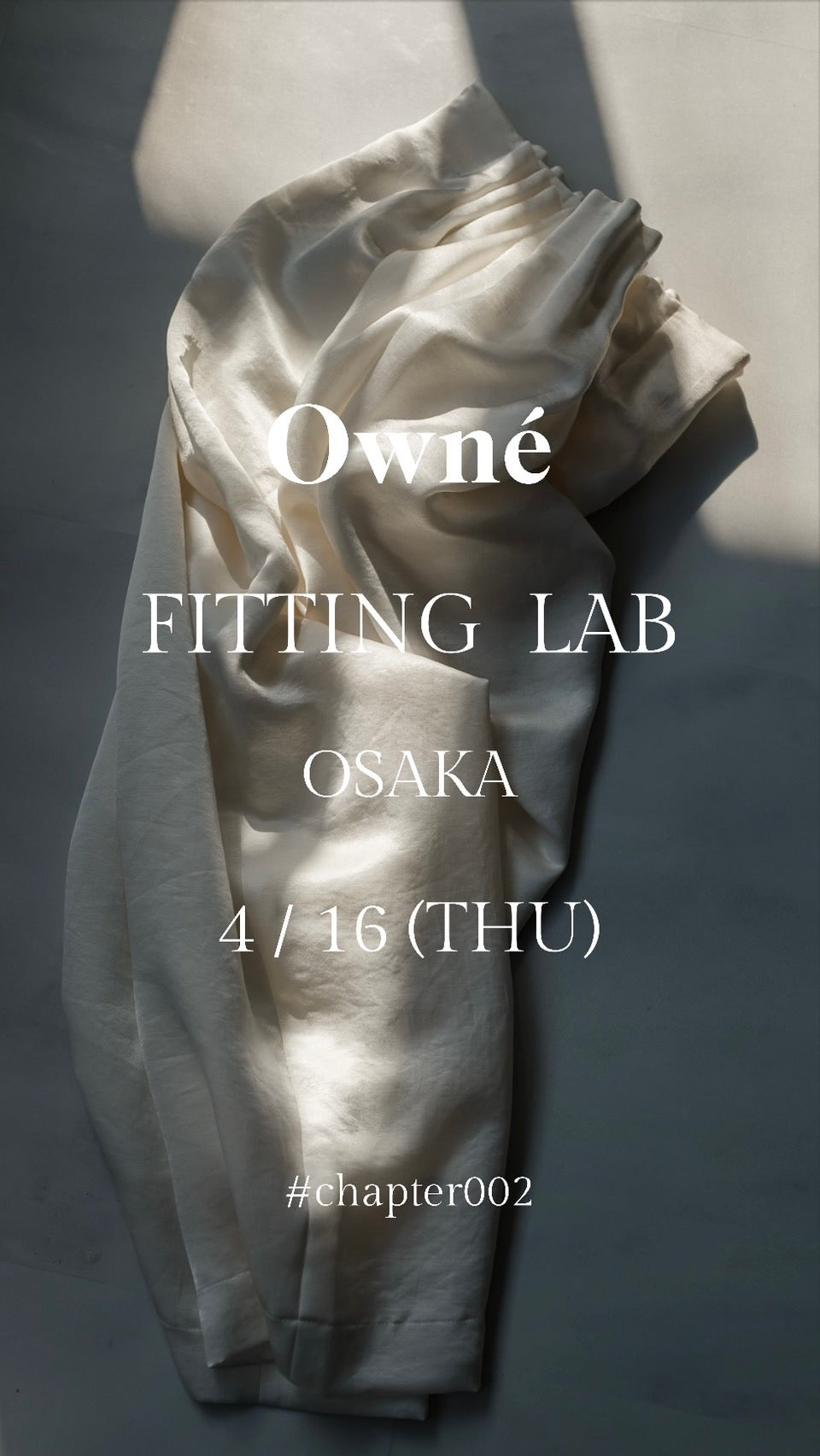 FITTING LAB OSAKA 4/16(thu)