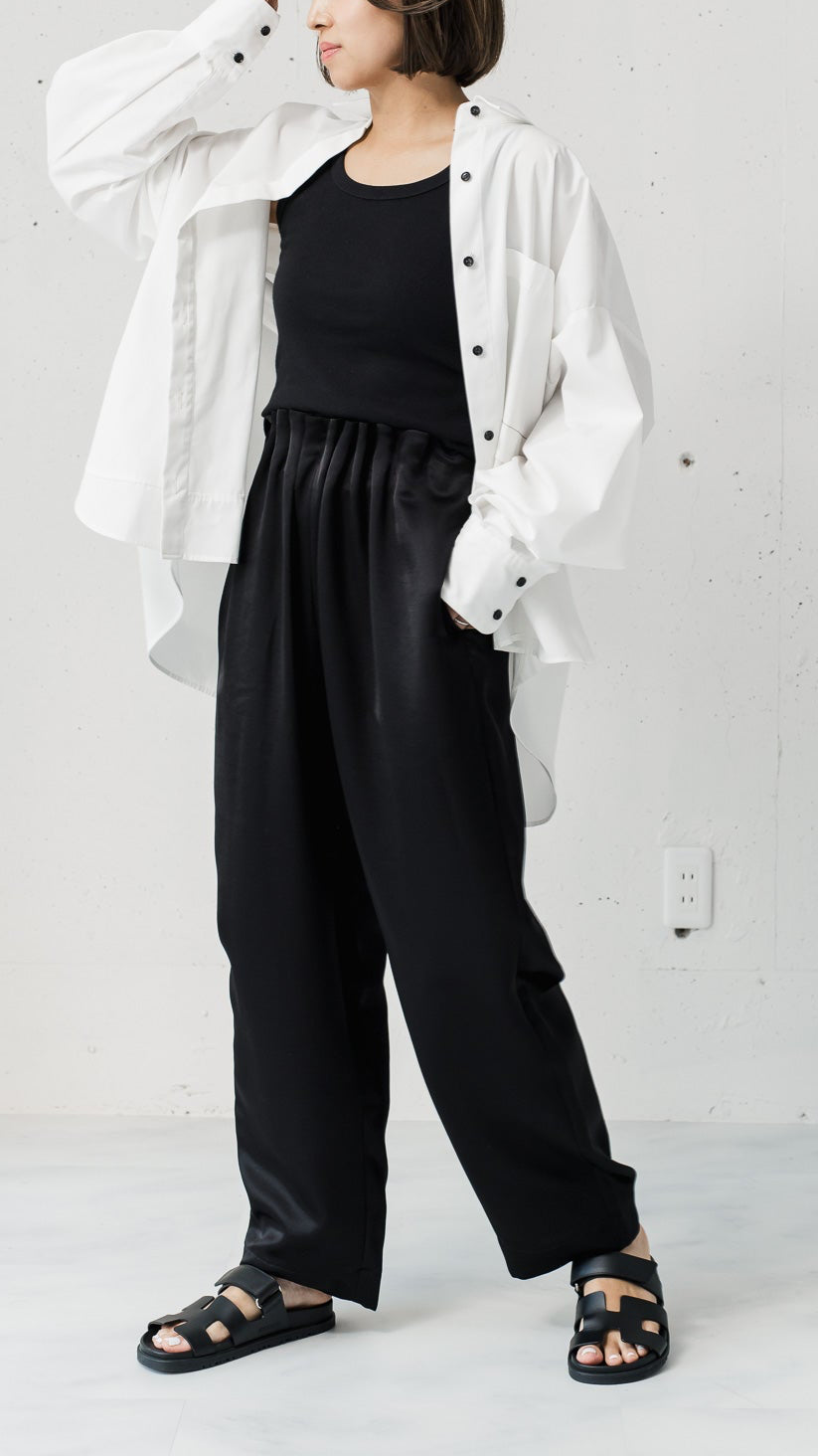Arch Satin Easy Pants (3color)